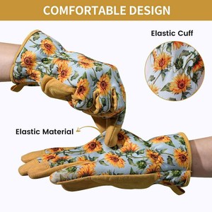 Nouvelles gants de jardinage Amara en cuir synthétique avec logo personnalisé, résistants à la chaleur, robustes, pour activités de plein air, durables - Product Image 2
