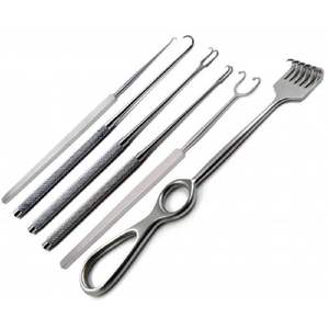 ชุดเครื่องมือ Metal Med Corporation MM-0726-110 Volkmann Retractor 1 Prong แบบคม/กึ่งคม/ปลายทู่ ขนาด 8.5-8.75 นิ้ว (21.5-22.2 ซม.) - Product Image 5
