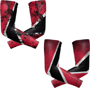 Mangas de compresión unisex de poliéster 100% transpirables, elásticas, ligeras, de alta calidad, con protección UV, al por mayor - Product Image 2