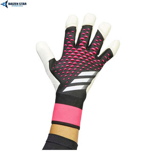 Gants de gardien de but en PU de haute qualité Elite, protection des doigts et du pouce, forte adhérence, respirants, fermeture à enfiler, unisexe, football - Product Image 2