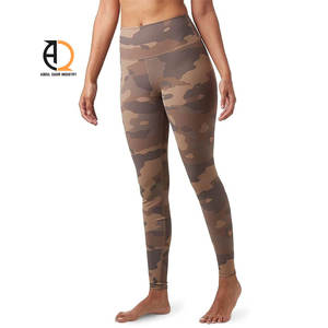 Leggings de sport taille haute couleur chair pour le yoga, effet ventre plat et rehaussement des fesses, infroissables, pour femme - Product Image 5