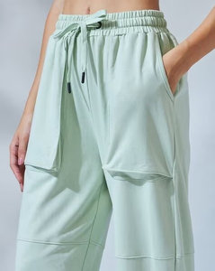 Wholesale Women's Jogger Stretch Waistband Sweatpants Customized Sports <b>Pants</b> Joggers for Women With Drawstring - Product Image 3