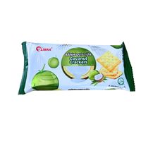 Délicieux biscuits à la noix de coco 220g, biscuits fins et croustillants, collation cuite au four, directement de l'usine, approvisionnement ODM
