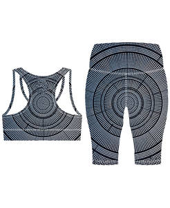 Ensemble de yoga personnalisé pour femmes, vente en gros, débardeur antibactérien respirant à taille élastique et short de yoga à double bretelle pour la gym - Product Image 5