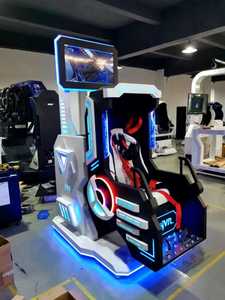 Pod de jeu de réalité virtuelle 9D VR à rotation à 360 degrés, simulateur de mouvement dynamique monoplace équipé d'écrans - Product Image 2