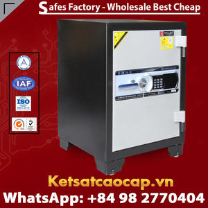 Coffres-forts de luxe Factory-Coffres anti-incendie WELKO S650 Long Led Noir - Product Image 3