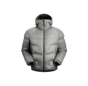 Chaqueta de Invierno para Hombre con Capucha, Cuello Alto, Cierre de Cremallera, Resistente al Viento, Informal, Gruesa, Rellena de Plumón, Ropa Exterior de Poliéster - Product Image 2