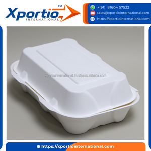 Contenedor de Alimentos Desechable Tipo Concha de Almeja de 6x6 Pulgadas, 3CP, Antiderrames, de Grado Alimenticio, Suministro al por Mayor para la Industria de Servicios Alimentarios - Product Image 3