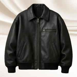 Chaqueta de Cuero para Hombre, Invierno, Estilo Urbano, Impermeable, Cortavientos, Transpirable, Personalizable, para Uso Diario, Venta al Por Mayor, Exportación - Product Image 2