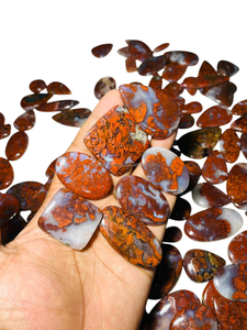 พลอยอาเกตธรรมชาติคุณภาพเยี่ยม AAA+ รูปทรงผสมสำหรับทำเครื่องประดับ FAIJAN GEMS รับรองโดยบุคคลที่สาม - Product Image 4