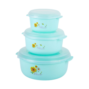 Bol de rangement rond hermétique de conception classique en PP moyen, récipient alimentaire de cuisine, 301-400 ml, sans BPA - Product Image 4