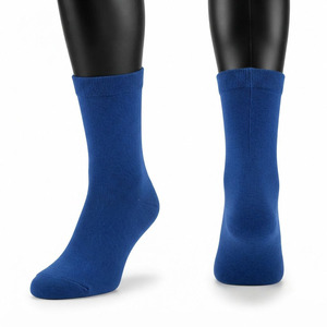 Chaussettes de sport pour hommes en coton et élasthanne de qualité supérieure, 180 GSM, vert foncé, bord côtelé, logo jacquard personnalisé, respirantes et à séchage rapide - Product Image 1