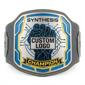 Custom Wrestling Belt with WWF Design Custom Logo Colors & Sizes - Product Image 2
