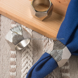 Porte-serviettes en fonte d'aluminium à collectionner, anneau de serviette de Noël, porte-serviettes, anneaux décoratifs de qualité alimentaire - Product Image 4