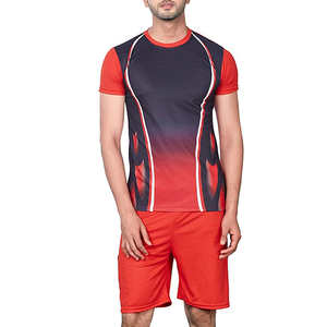 Conjunto de Camiseta de Manga Corta y Pantalones Cortos para Hombre, Ropa de Verano, Tejido Transpirable y Cómodo, Camiseta Informal para Hombre - Product Image 3