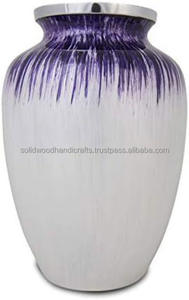 Urnas decorativas de latón para adultos, urnas hechas a mano para entierro de hombres y mujeres. - Product Image 3