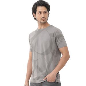 เสื้อยืดผู้ชายผ้าโพลีเอสเตอร์/ ผ้าฝ้ายแห้งเร็วระบายอากาศได้ดีชุดลำลองสำหรับใส่วิ่งออกกำลังกายในยิม - Product Image 5