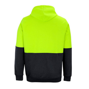 Sudaderas con Capucha de Alta Calidad de 280 g/m² con Logotipo Personalizado, Color Verde Fluorescente Marino, Sudaderas con Capucha Reflectantes de Seguridad para Hombre - Product Image 6