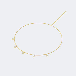 Collier pendentif rond en diamant de 1,00 carat (CTW) en or 14 carats, diamant de laboratoire couleur D VVS, serti à griffes, bijou pour femme - Product Image 2