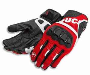 Combinaison de moto en cuir pour homme Ducati, couleur rouge, noir et blanc, fermeture éclair intégrale, respirante, veste en cuir intégral - Product Image 3