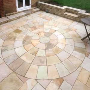 Pavimentación Circular de Piedra Natural para Paisajismo, Arena de Piedra Garda Buff Circle para Patios de Jardín Elegantes - Product Image 2