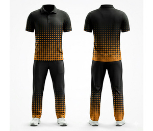 Professional Team <b>Cricket</b> Uniform Supplier Sublimation Printed | Men Women Youth <b>Cricket</b> Wears Polo Shirt and Trouser Full Team - Product Image 4