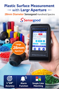 Large Aperture <b>28mm</b> 6-Inch Contact/Non-Contact Color Spectrophotometer 400-700 nm Colorimeter for Industrial Use OEM Sensegood - Product Image 3