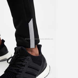 Mens Solid Color Skinny Fit Polyester/Cotton Jogger <b>Pants</b> Drawstring Waist Elastic Cuffs Casual Streetwear Eco-Friendly - Product Image 4