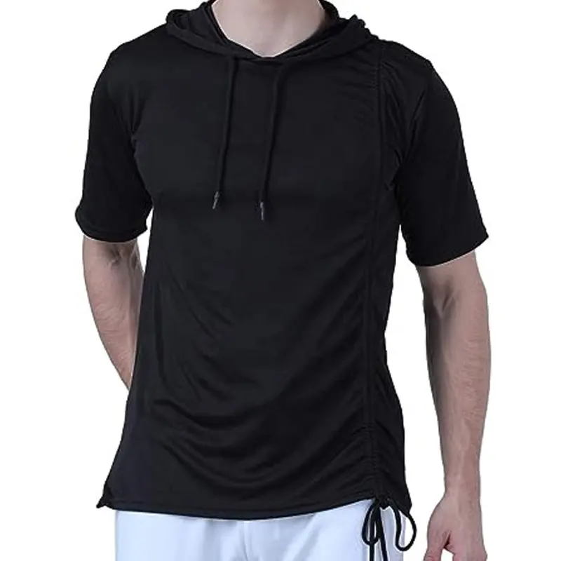 Polo New York negro con paneles blancos para hombre