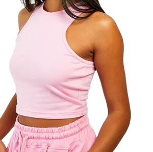 ชุดเซ็ตเสื้อกล้ามและกางเกงขาสั้น 2 ชิ้น สไตล์วินเทจลำลอง ผ้าแคนวาส ยืดหยุ่นสูง รุ่นใหม่ขายส่งสำหรับผู้หญิง ปี 2026 - Product Image 6