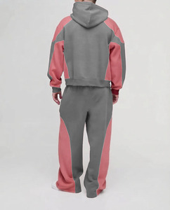Ropa Casual Urbana para Hombre, Chándal Holgado y Cómodo 2026, Logotipo Personalizado, Chándales de Alta Calidad para Hombre, Color Sólido - Product Image 4