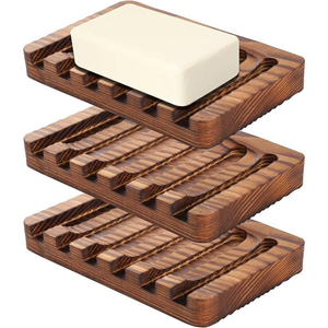 Natural Wooden <b>Soap</b> <b>Holder</b> <b>Soap</b> for Bathroom and Washroom Wooden Bathroom <b>Soap</b> Durable by blossom craft india - Product Image 3