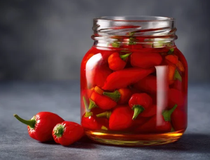 Preserved Red Bell Peppers | <b>Pickled</b> Paprika Peppers in Brine | Drum Packaging Salt Preserved | Bulk Export - Product Image 3
