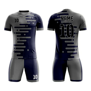 Ensemble de maillots de football pour hommes, blanc et bordeaux, imprimé géométrique sublimé, col en V, manches courtes, respirant, nom et numéro personnalisés 10 - Product Image 5