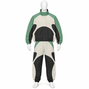 Nouvel ensemble de survêtement imperméable pour homme, veste réfléchissante, pantalon cargo, streetwear, personnalisable, OEM, en gros - Product Image 3