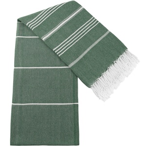 Serviette de plage personnalisée en gros Pure Pestemal serviettes super absorbantes turques avec logo impression personnalisée sans sable 100% coton - Product Image 3