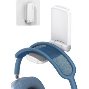 Adhesive Headphone Stand Sticky Headset Hanger with Desk Clip Earphone Holder <b>Hook</b> Mount Accessory - Product Image 1