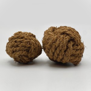 Braided coco rope toys for pets cheapest price pet chew toy <b>balls</b> coconut husk gnawing <b>ball</b> - Product Image 6