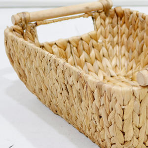 Artex Dong Thap Factory bandeja de mimbre y Tortuga de vidrio bandeja decorativa de almacenamiento y servicio para decoración del hogar - Product Image 5