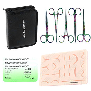Kit de suture chirurgical, instruments médicaux, outils, kit de formation pour étudiants en médecine, coussin de pratique de suture cutanée, kit de pratique de suture, vente chaude - Product Image 1