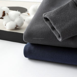   Sudadera con capucha para hombre, transpirable, con logotipo personalizado, 100% algodón, 500 gramos, de lana de zorro plateado, con cremallera, para invierno, ODM 2026 - Product Image 4