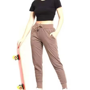 Custom Logo Women Wide Leg Sweatpants Casual High Waist Jogger Pants Wholesale Supplier OEM ODM - Product Image 2