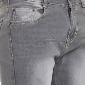 Pantalones Vaqueros de Algodón 100% de Tiro Medio Oscuro, Ligeros y Casuales, los Más Vendidos de 2026, Diseña Tu Propio Logotipo, MOQ Bajo, En Stock - Product Image 6