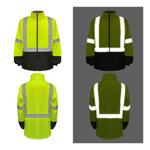 Conjunto de Ropa de Trabajo Reflectante de Poliéster al por Mayor, Alta Visibilidad, Clase 2 Industrial, Chaqueta y Pantalón para Trabajadores de la Construcción - Product Image 5
