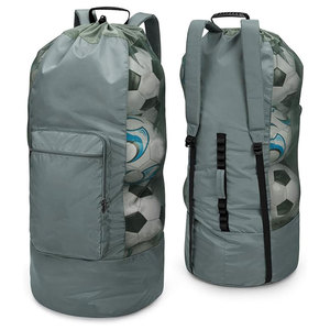 Sac à dos à cordon de serrage pour le rangement de l'équipement de football, poche zippée, étanche, 2-3 compartiments, sac de sport portable en polyester pour - Product Image 2