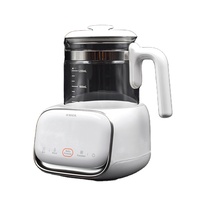 Bouilloire pour bébé OEM avec contrôle de la température bouilloire à lait pour bébé 1,2 L bouilloire électrique domestique en verre avec veilleuse De-chlore