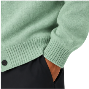 Cardigan en laine confortable pour homme, coupe décontractée, col en V, boutonné, tricoté, chaud, doux, confortable, décontracté, pour superposition, tricot d'hiver - Product Image 6