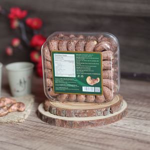 Noix de cajou 100% biologiques de qualité supérieure certifiées ISO Dong Phu, torréfiées au Vietnam, W180, 230g, saveur beurrée et salée, en boîte cadeau carrée, approvisionnement direct usine - Product Image 4