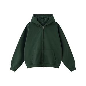 Mens <b>Red</b> Zip Up <b>Hoodie</b> Regular Fit Casual Sweatshirt Long Sleeve Kangaroo Pocket - Product Image 4