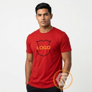 เสื้อยืดคอกลมทรงปกติสำหรับผู้ชาย ผ้าฝ้ายเจอร์ซีย์ 100% แบบสั่งทำพิเศษ ดีไซน์เรียบง่าย ระบายอากาศได้ดี แขนสั้น น้ำหนักผ้า 300 กรัม - Product Image 4